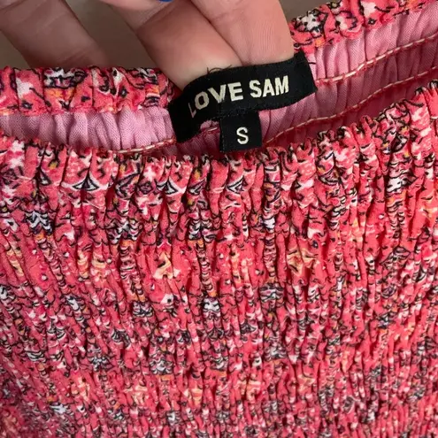 Love Sam  Maxi Dress Size M Boho Smock Top Multicolor Bali‎ Summer Lined Flowy - Image 2