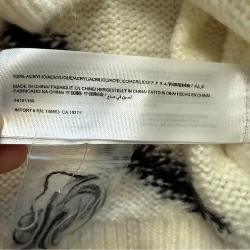 The Fifth Label NEW / NWT White & Black Pattern Sweater