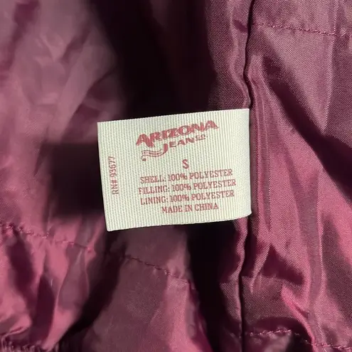 Arizona Jeans Arizona Jean Co jacket small black wind breaker style jacket snap button pocket