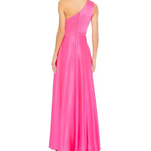 Mac Duggal Ieena for One Shoulder High Low A Line Gown