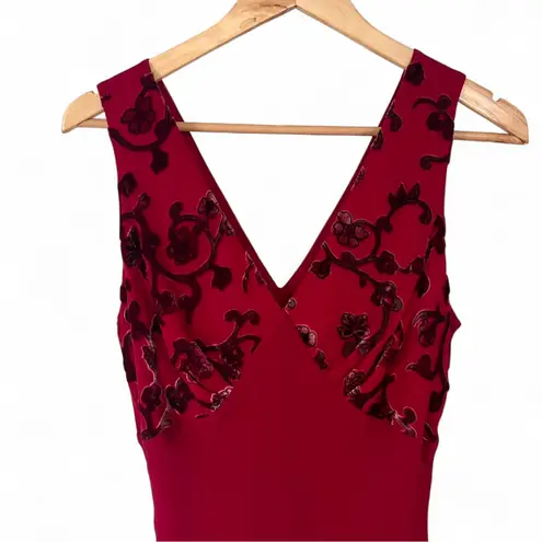 Jonathan Martin Vintage 90s Studio 100% Silk V-Neck Midi Dress Size S