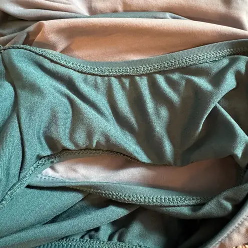 Land's End | Tie Dye Blue One Piece Swim Suit Adjustable Strap Padded Size Large