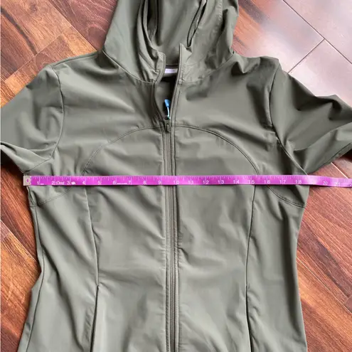 Save the Duck Nylon Rain Jacket Dark Sage Green Size undefined