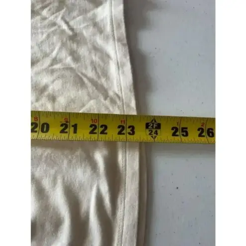 Ann Taylor Women's  Factory White Ruffle‎ Sleeve T-Shirt Size M Cute!