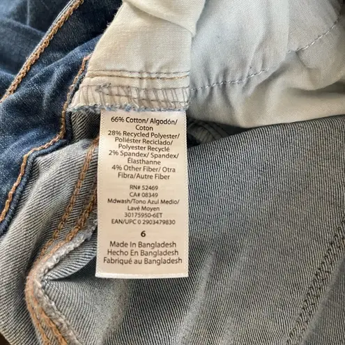 Denizen from Levi's Women’s Denizen jeans, high rise ankle skinny stretch, medium wash, Size 27