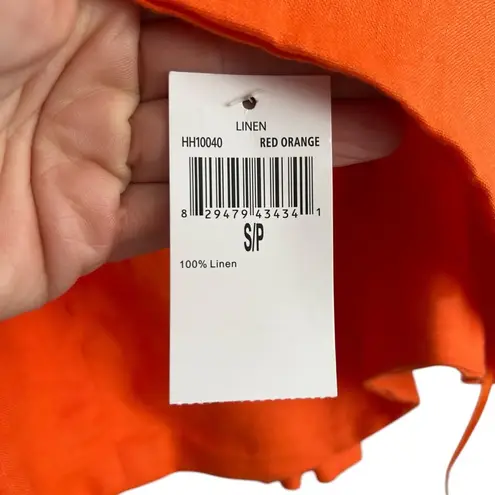 House of Harlow | Chic Orange Bow Crop Top Trendy Size Small NWT