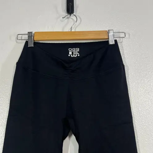 OQQ High Waist Flare Leggings Women's M Black Stretch Yoga Pants Bootcut Size M