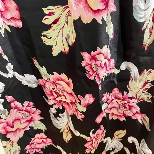 Night Gown Nighty Slip Dress Chemise Teddy Floral Vintage Size Small