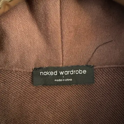 Naked Wardrobe SWEATSHIRT DRESS SZ LARGE EUC