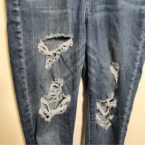 American Eagle  Curvy Super Hi-Rise Jegging Distressed 6R