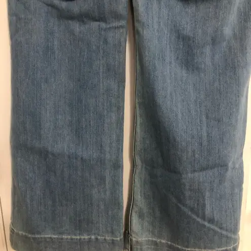 Seven7  Trouser wide leg jeans medium wash women’s size 10