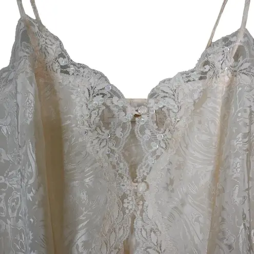 Delicates Vintage Cream Teddy Womens Small