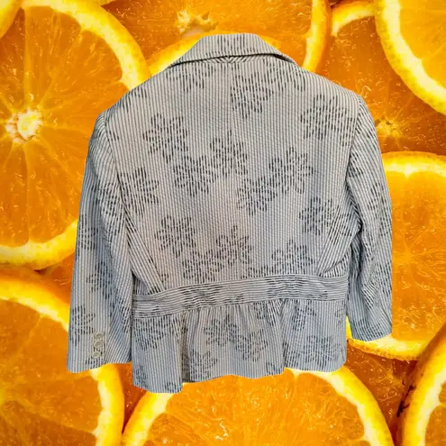 B. Moss Taylor Floral and Green Skirt Suit Set Size 8