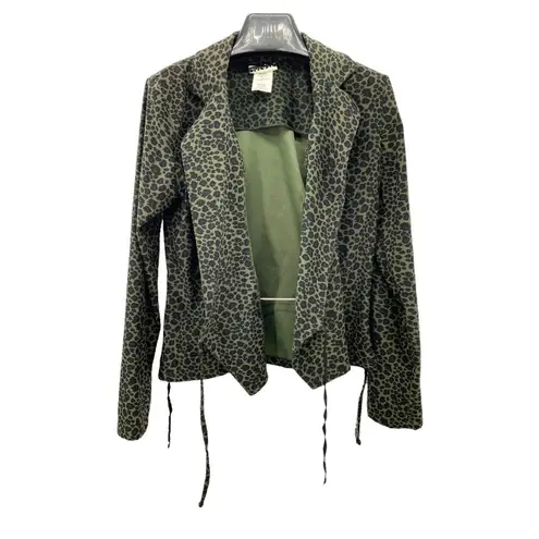 Jalate Women 2PC Animal Print Green Skirt Suit 9 Juniors Career Business Church Size undefined