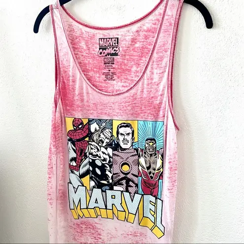 Marvel Burnout Character Graphic Tank Size Medium