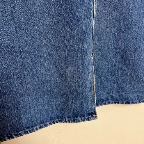 Hunt Club Classic Denim Skirt Vintage Split front skirt Unsized READ