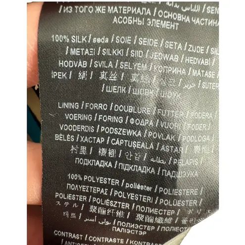 Marciano 100% Silk Floral Print High Low Slip Dress Size XS Coquette Feminine