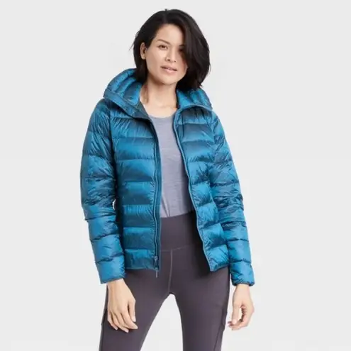 All In Motion NWT  Packable Down Puffer Jacket Teal Size XS