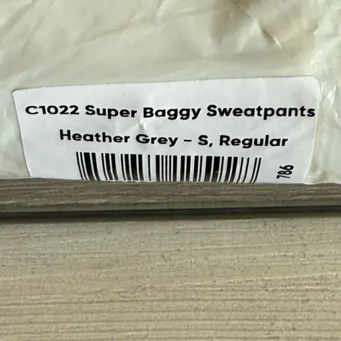 POPFLEX Super Baggy Sweatpants Grey Small NWT IN PACKAGE Gray