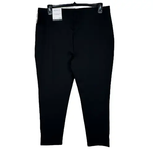 Rafaella X-Large Slim Leg Slimming Fit Ponte Pants Stretch Flat Front Pull-On