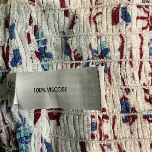 Poupette St. Barth Cream Bustier Crop Top Sleeveless Size OS