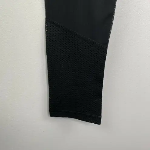 Central Park Sport Black Full Length Active Leggings Women's Size Medium M