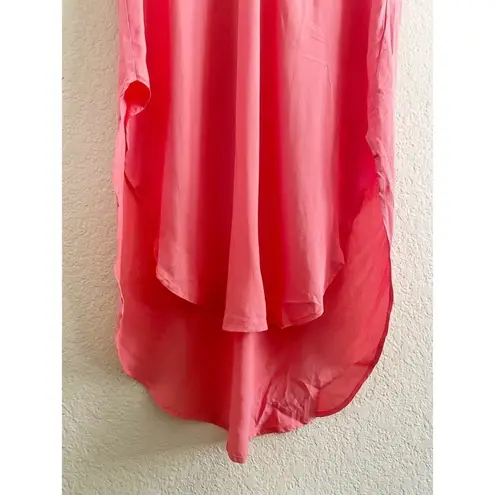 cupio  Coral shirt dress Size Medium