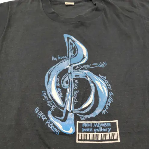 Screen Stars Vintage Shirt Size Medium 1984 Member Jazz Gallery Graphic T-Shirt Unisex T-shirt