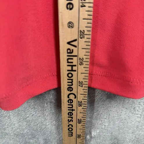 Dennis Basso Dennis by Blouse Medium Pink Lace Trim Balloon Sleeve Casual Chic