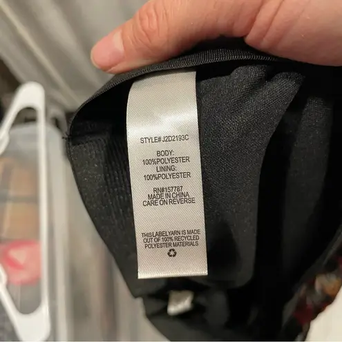 Love + Joy Black floral mesh boho goth whimsigoth lightweight pull on skirt y2k style midi