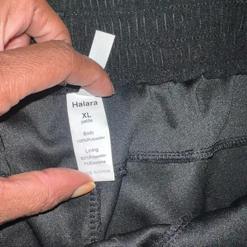 Halara Corduroy Wide-Leg Women's Black Pants size XL Petite