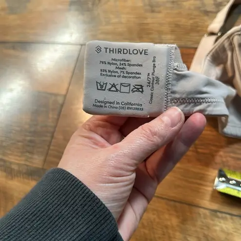 ThirdLove Women’s Bra Classic Contour Plunge 38F beige tan Size undefined