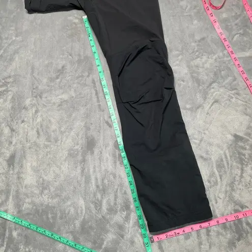 Rei Co-op Pants Womens 6 Black Hiking Stretch Quick Dry Travel Articulated Knees