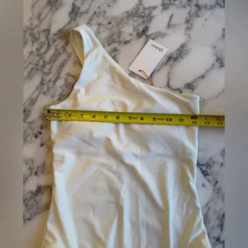 Quince NWT One-Shoulder Swimsuit in Ivory White Sz XS - Sold Out - Pallet Dust