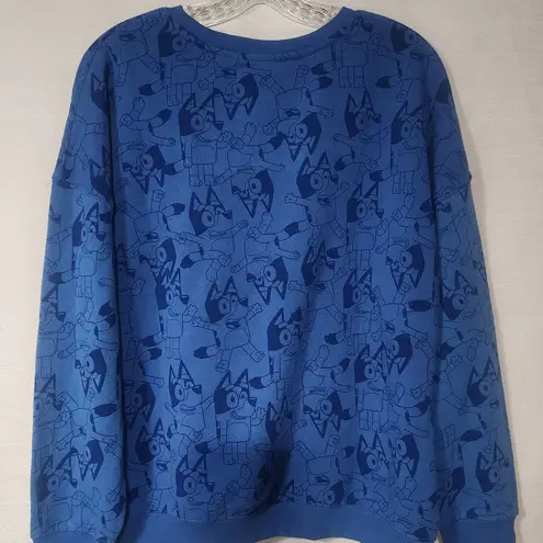 Bluey blue sweatshirt women's Large