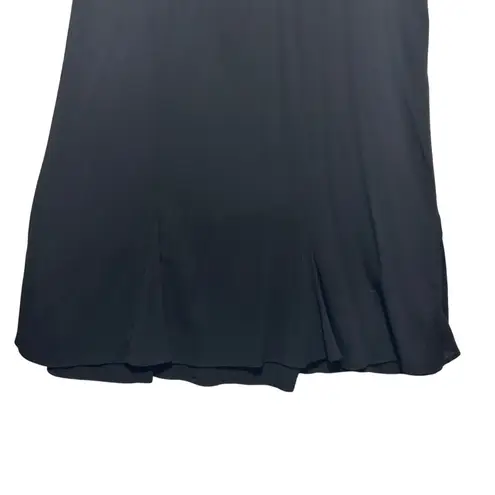 Maggie Barnes Womens Maxi Skirt 1X Black Crinkle Flowy Boho Western Prairie