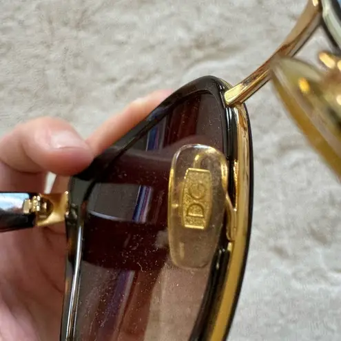 Dolce & Gabbana  Havana Gold Sunglasses