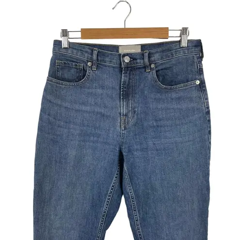 Everlane  The Cheeky Jean High Rise Medium Blue Wash Womens Size 29 Tall Cropped