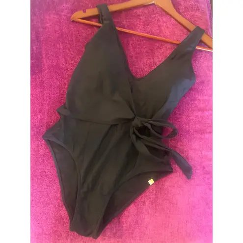 SUMMERSVLT Perfect Wrap One Piece Swimsuit Black Size 4 Summer Salt SUMMERSALT