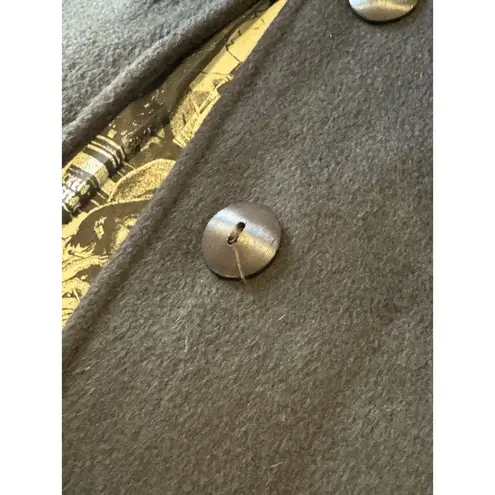 Alorna by Forstmann Long Brown Wool Coat Button Up Made In USA Petite Measured Size undefined