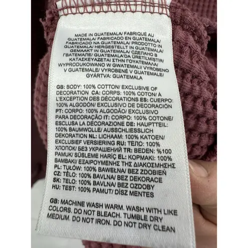 The North Face  Women's Long Sleeve Mock Neck Chabot Size Large Mauve Color