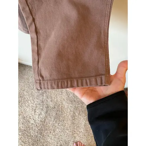 Wilfred Free High Rise Straight Leg Cargo Utility Pants Pink Women's Size 2