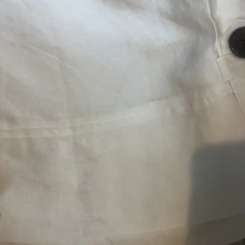 Metro Women’s NWOT Linen Blend Preppy Beachy Belted Lined Shorts Size 12 - Image 7