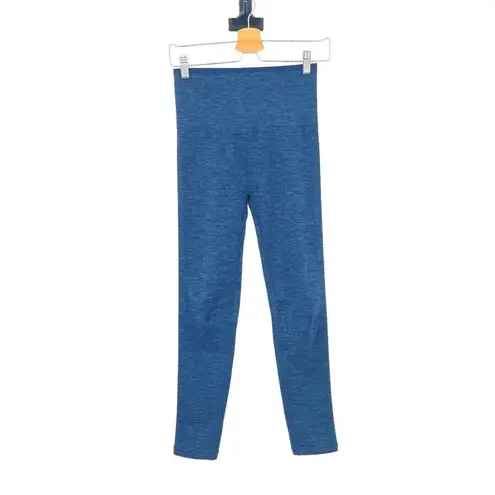 Splits59 Mika High Waist Polka Dot Blue Seamless Leggings Size M/L