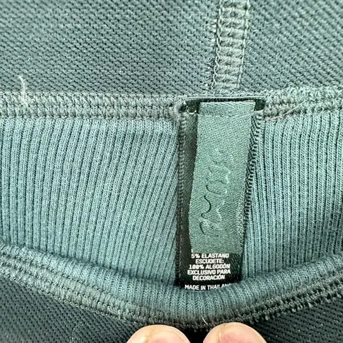 SKIMS L/G Ribbed Long Sleeve Leggings Forest Green Lounge Sleep Athleisure