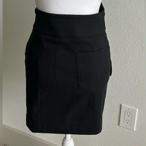IRO Black Midi Pencil Skirt
