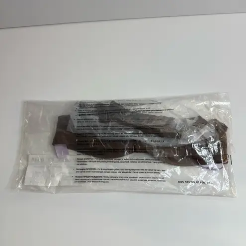 Savagexfenty New Savage x Fenty Tattooed Tricot High-Neck Bra Brown Sugar