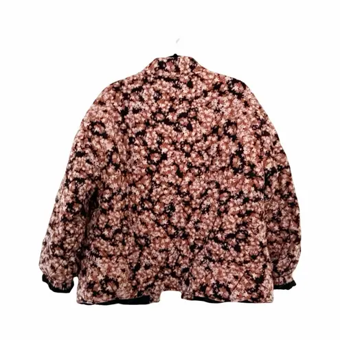 Sanctuary  Floral Quilted Puffer Jacket Sz XL