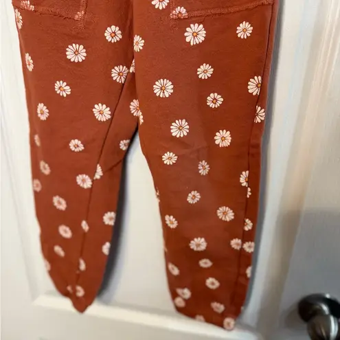 Billabong  Women's Floral Joggers in Rust - Image 4