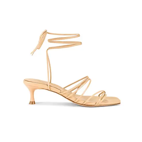 LPA Lucia Heel in Nude, size 6.5